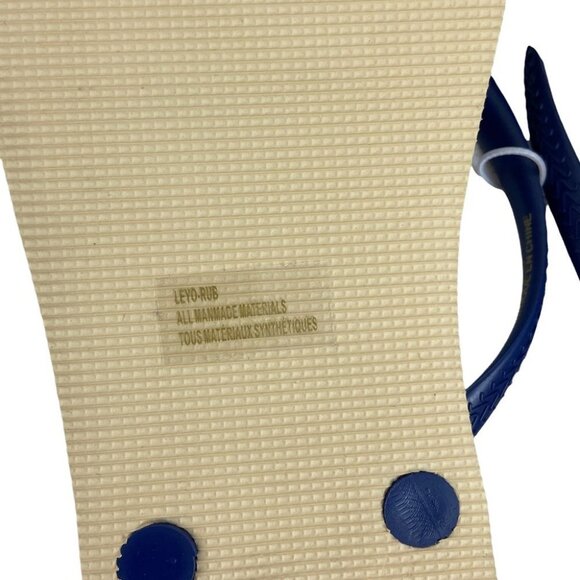 NEW Nordstrom Abound Leyo Flip Flops Leopard Print Pink Size 10 Sandals Blue - Picture 6 of 10